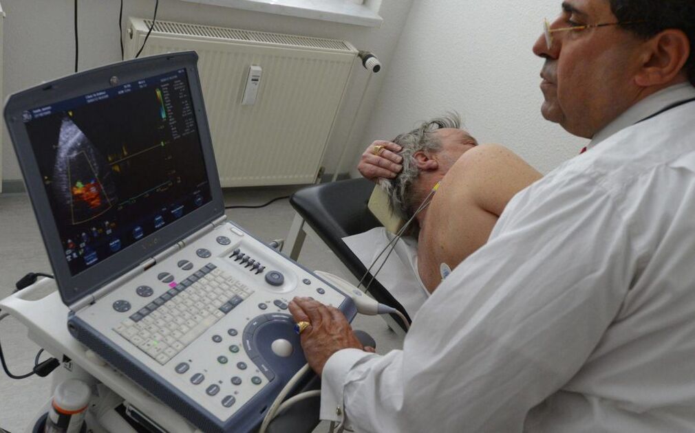 Ultrasound diagnosis of prostatitis. 